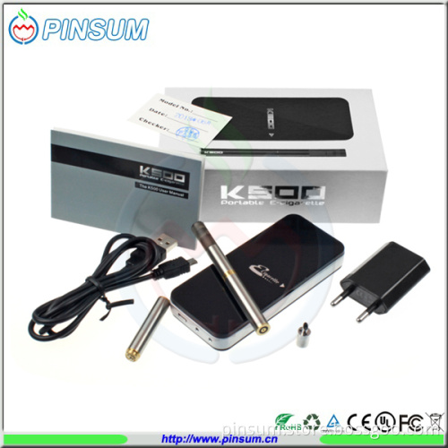 2013 1000puffs Lithium Battery E Cigarette K500 in PCC Style and LED Display